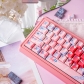 Bleeding Love 104+36 PBT Dye-subbed Keycaps Set for Cherry MX Mechanical Gaming Keyboard